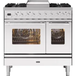 Cooker with oven Professional Plus 900 mm PD09FWE3 6 burners with fry top