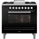Cooker with oven Professional Plus 90 cm P09FWE3  6 burners with fry top