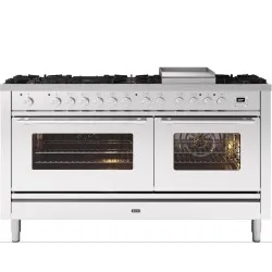 Range cooker with oven Professional Plus 150 cm P15FWE3 9 burners with fry top