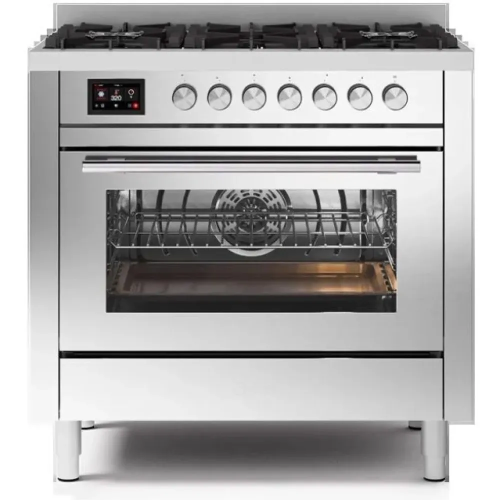 Cooker with oven Professional Plus 90 cm P366DDWSY 6 burners