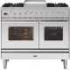 Cooker with oven Professional Plus 100 cm PD10FWE3 6 burners with fry top