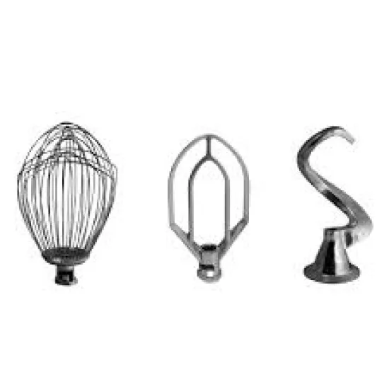 Accessories for dough mixers and beaters
