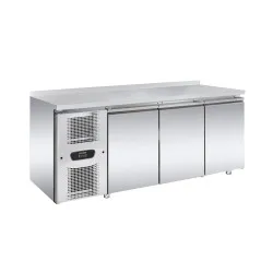 3 door freezer counter for bakery trays 400×600