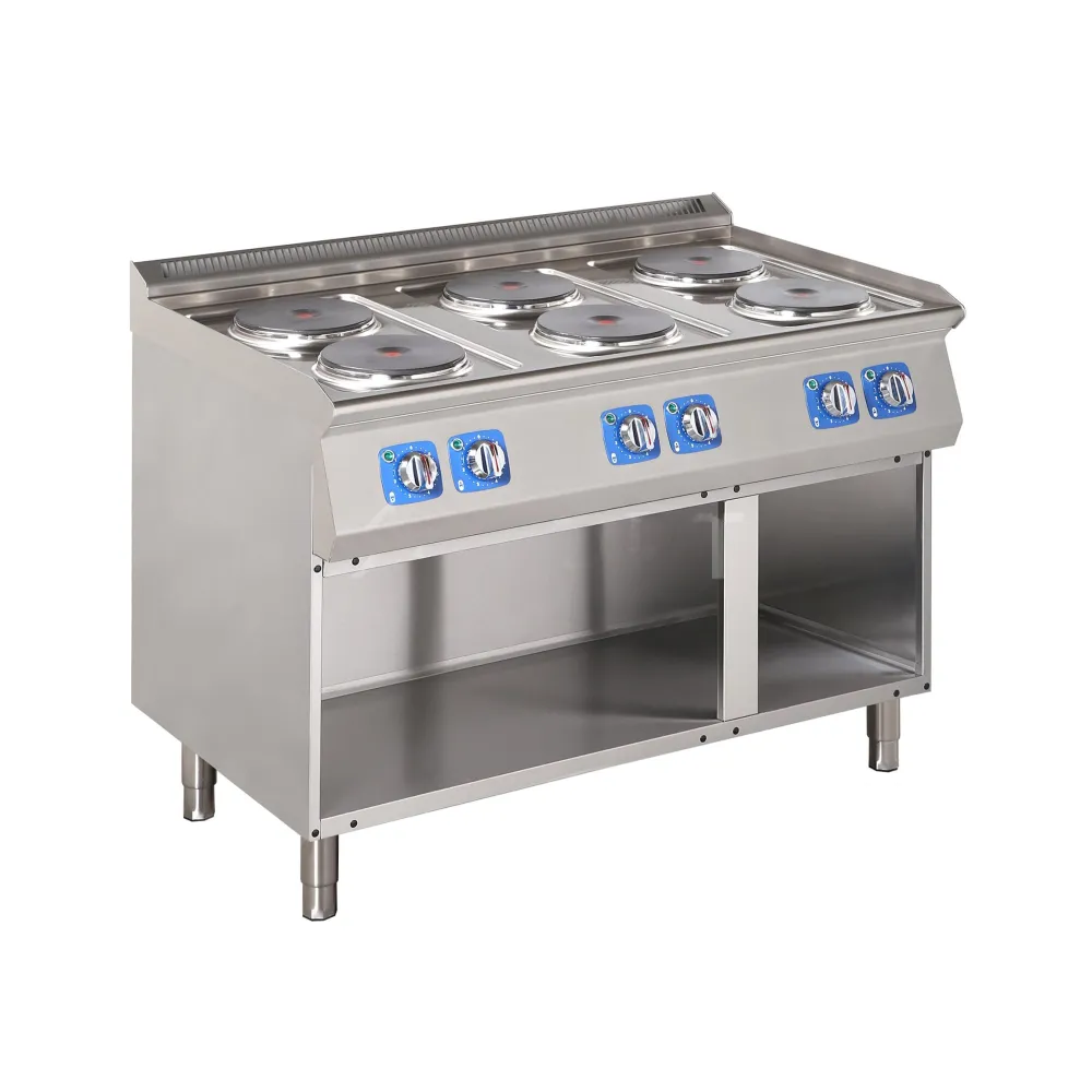 Electric stove with tray 15,6 kW