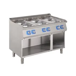 Electric stove with tray 15,6 kW
