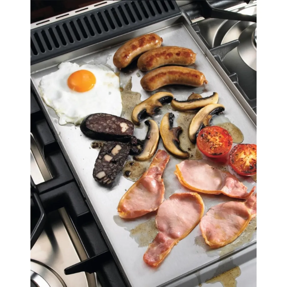 Range cooker with oven Nostalgie P12FNE3 120 cm 8 burners with fry top