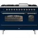 Range cooker with oven Nostalgie P12FNE3 120 cm 8 burners with fry top