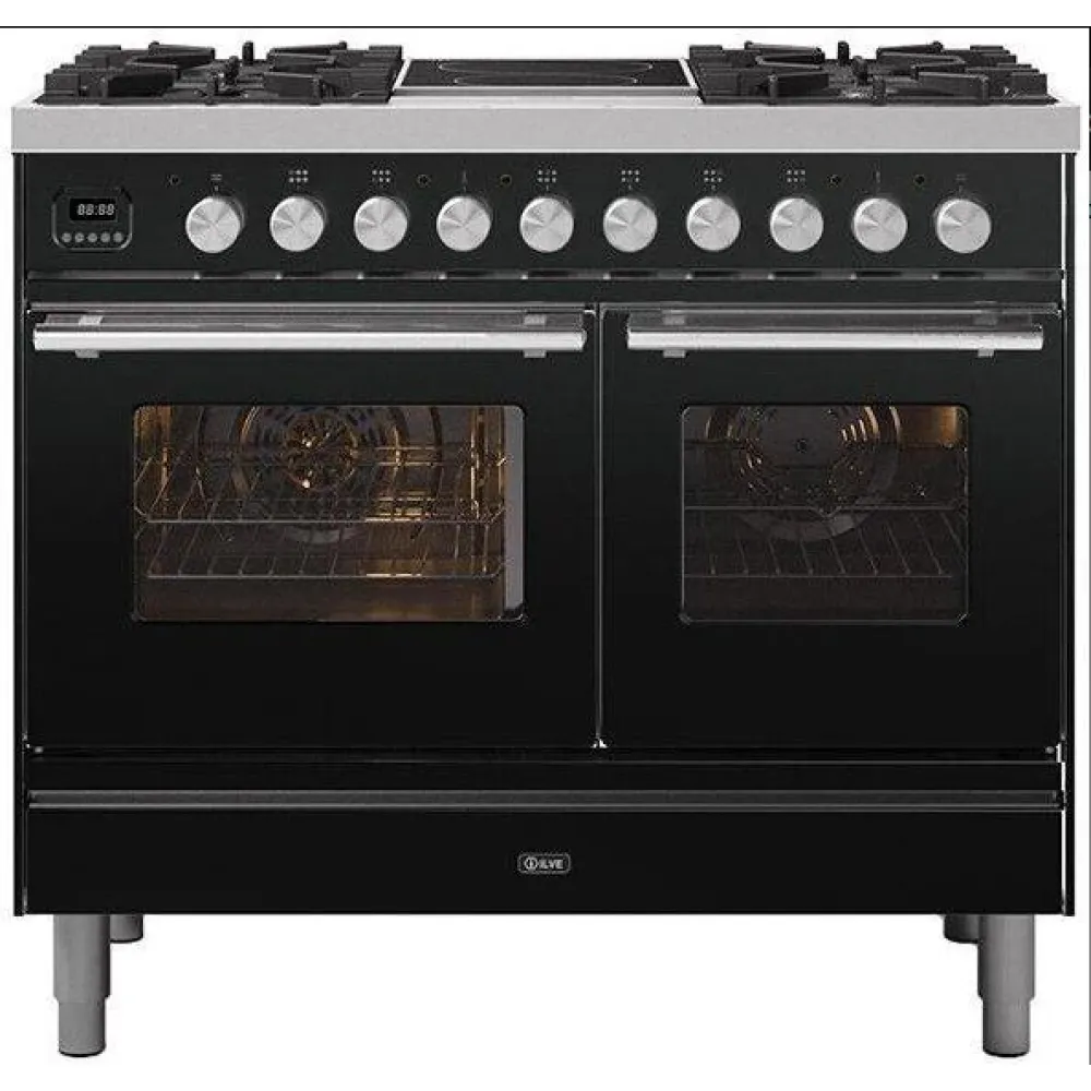 Stove with oven Professional Plus 900 mm  PD09IWE3 4 burners+2 induction