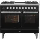 Stove with oven Professional Plus 900 mm  PD09IWE3 4 burners+2 induction