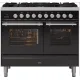 Cooker with oven Professional Plus 100 cm PD106WE3 6 burners