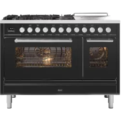 Cooker with oven Professional Plus 120 cm P12SWE3 5 burners + enlarged baking area