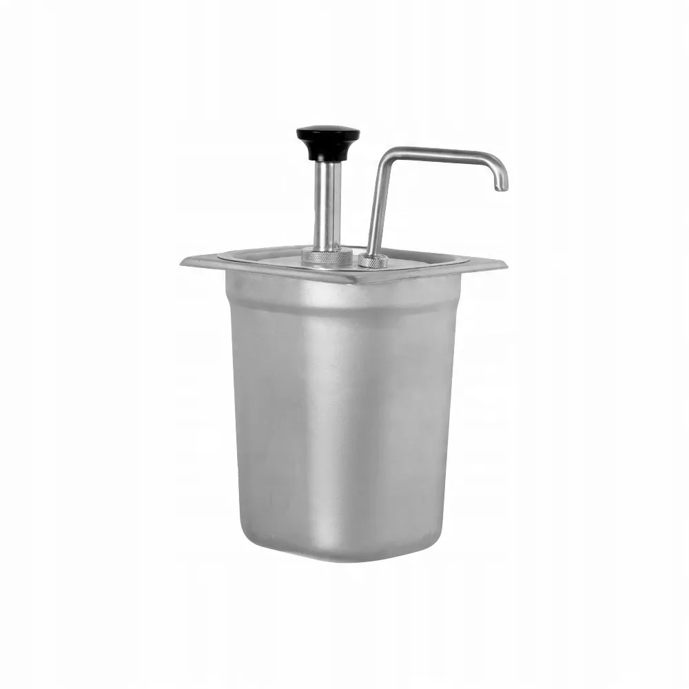 Sauce Dispenser With Pump GN 1/6 3L