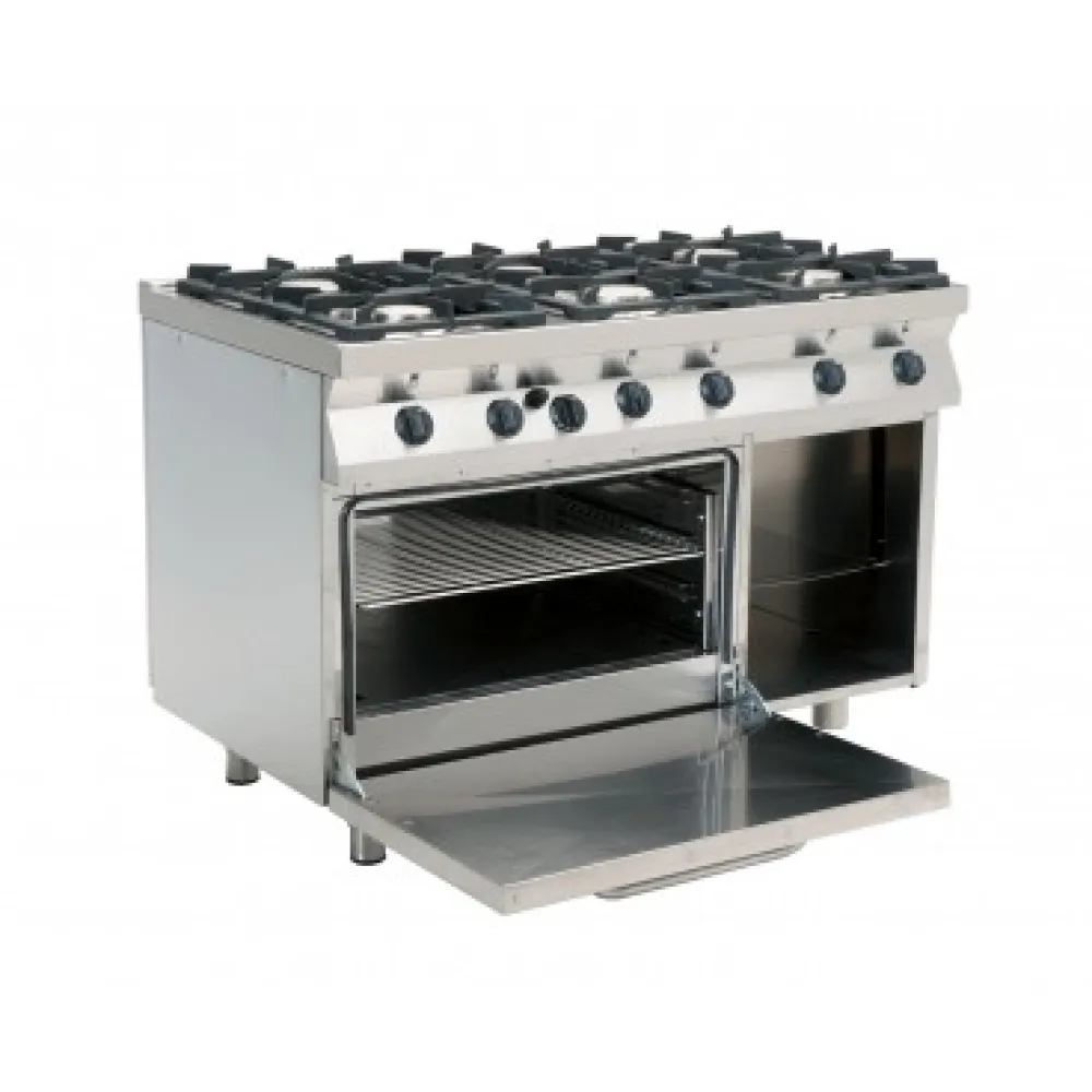 Gas stove with gas oven FAST F7/KUG6LN