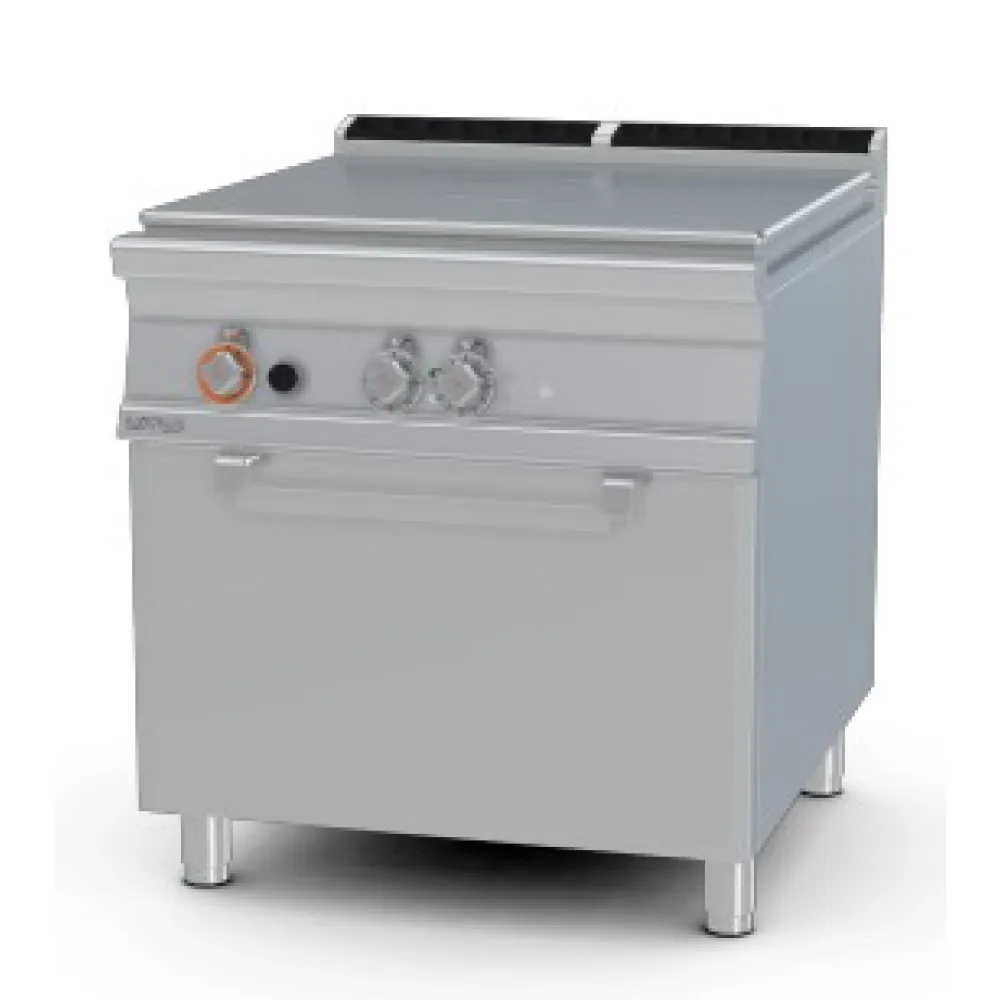 Solid gas top on electric fan oven Mod TPFV-78GE