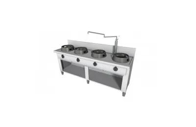 Wok cooking stations