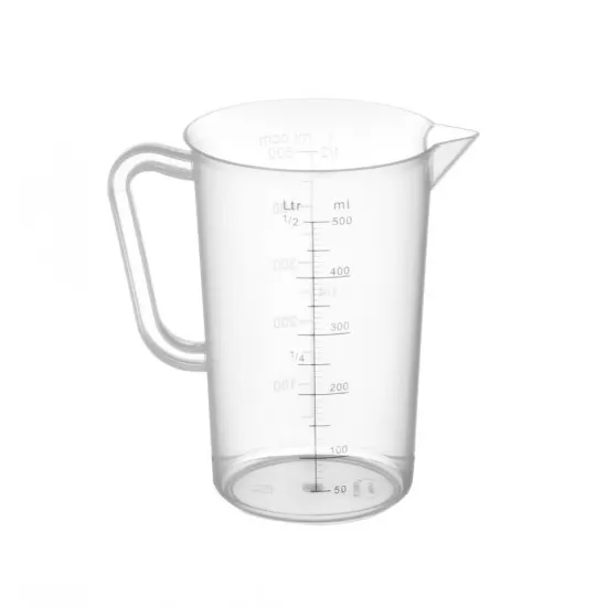 Polypropylene measuring cups