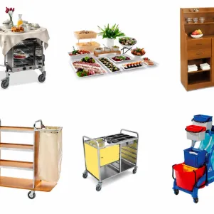Everything for Hotel Equipment: Washing Machines, Mini Bars and Service Trolleys