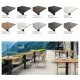 Outdoor HPL Compact Round Table Top for Terraces, 590 mm