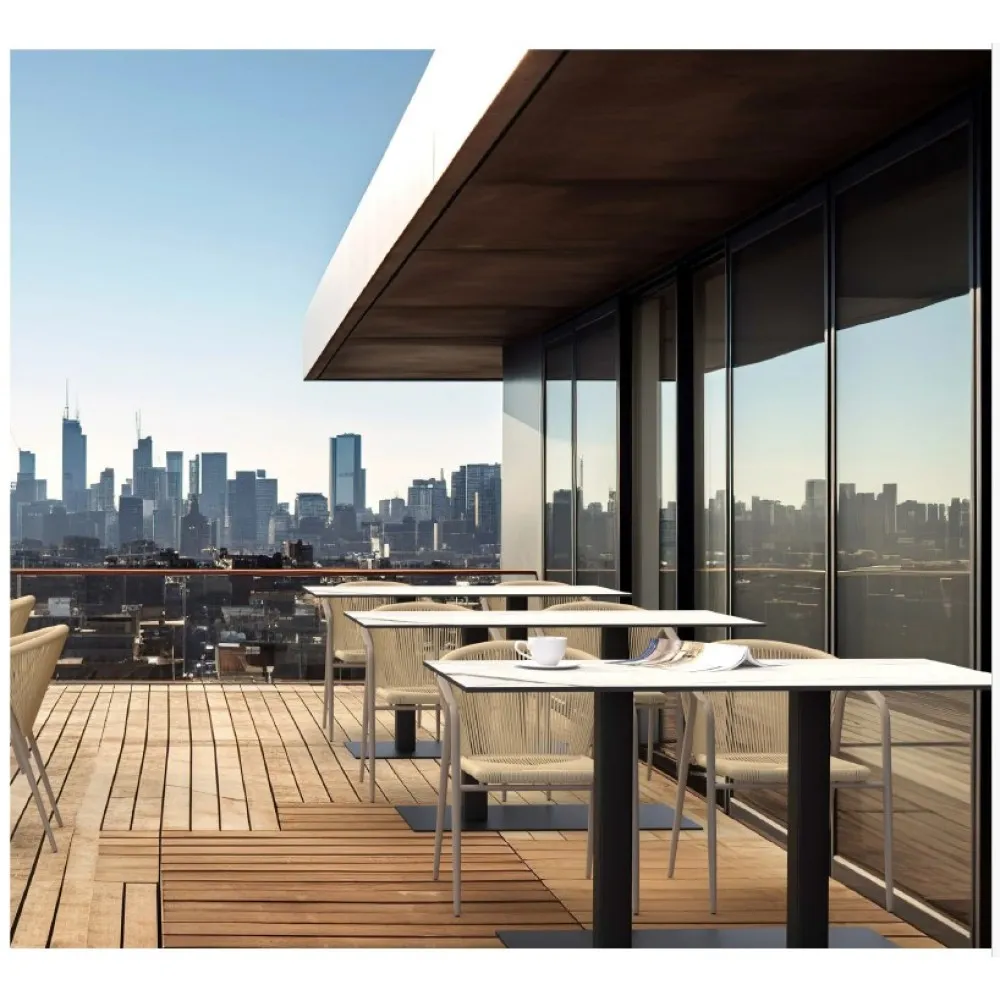Outdoor HPL Compact Round Table Top for Terraces, 590 mm