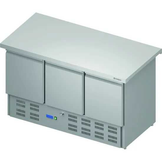 Refrigerating cabinet station