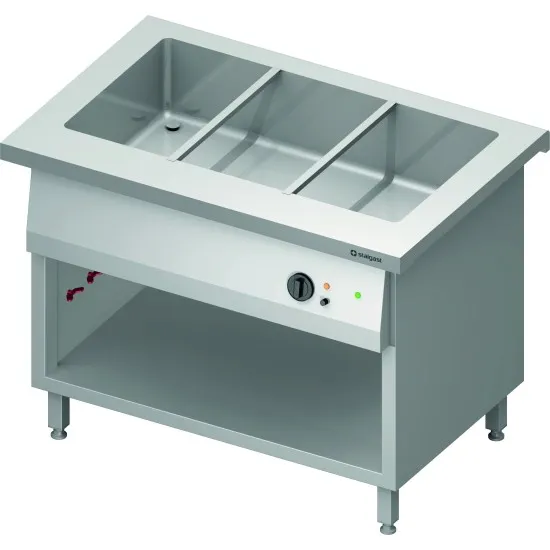 Built-in bain marie with self 