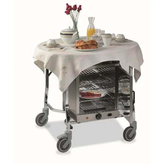 Hotel room service trolleys