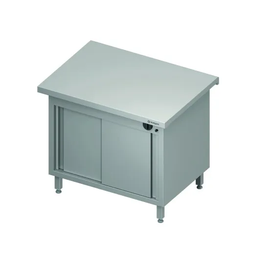 Heating station with neutral counter top