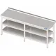 Metal table with two shelves 2200
