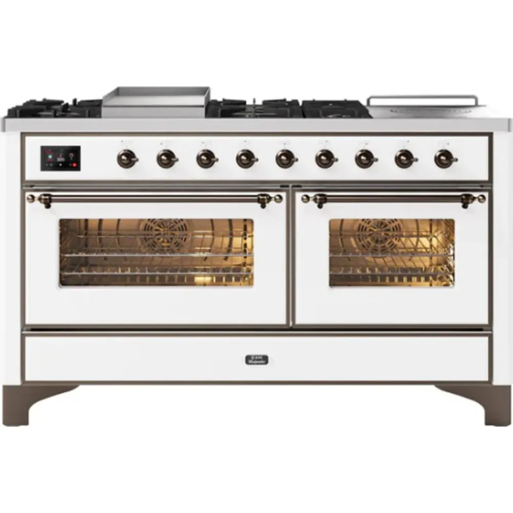 Elecric Range Cooker with oven Ilve Majestic M15FSDNE3 150cm 5 burners +1 extended cooking zone +double grilling zone