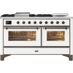 Elecric Range Cooker with oven Ilve Majestic M15FSDNE3 150cm 5 burners +1 extended cooking zone +double grilling zone