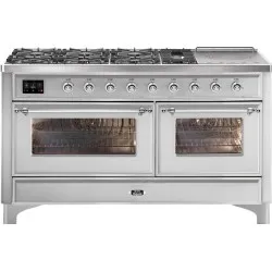 Stove with oven Ilve Majestic MSDNE3 150cm 7 burners + 1 extended cooking zone
