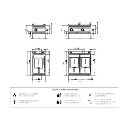 Electric fryer 12 L FRBE74T DOMINA PRO 700