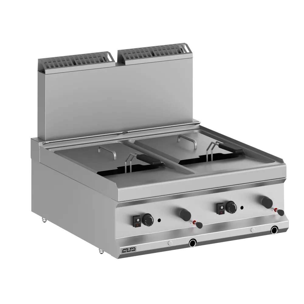 Gas fryer 9+9 liters MFRG77T