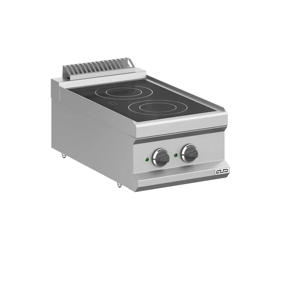 Ceramic hob 2 zones 4.3 kW