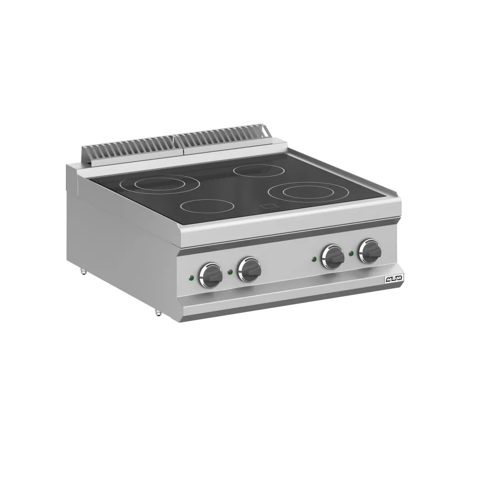 Ceramic hob 4 zones 8.6 kW