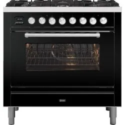 Cooker with oven Professional Plus 90 cm P096WE3 6 burners