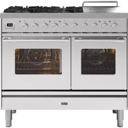 Stove with oven Professional Plus 100 cm PD10SWE3 4 burners + enlarged baking area