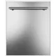 Modern built-in dishwasher panel with  Professional Plus handle