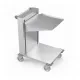 Dispenser trolley for 5 dishwasher baskets