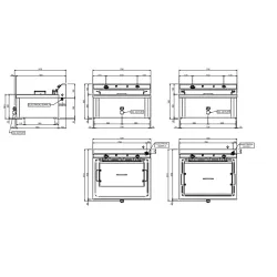 Electric fryer EF60BP 34-37 L