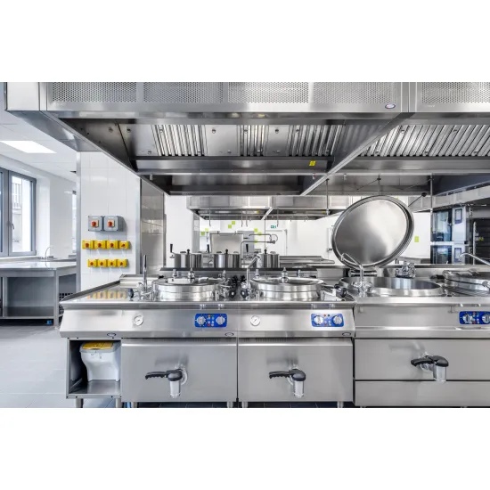 Hospital canteen kitchen