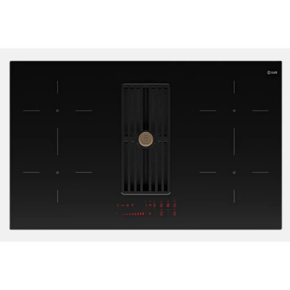 Induction Hob  4 zone touch with integrated hood HVI90TCRF