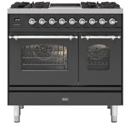 Stove with oven Nostalgie PD09INE3 4 burners+2 induction