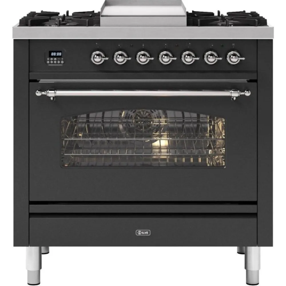 Range Nostalgie P09FNE3 6 burners with fry top
