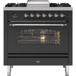 Range Nostalgie P09FNE3 6 burners with fry top