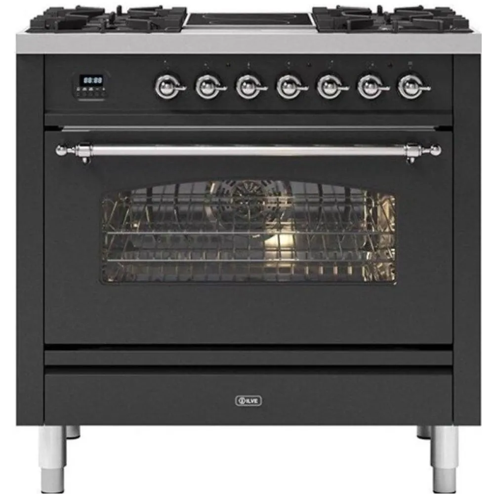 Range stove with oven Nostalgie P09INE3 4 burners+2 induction