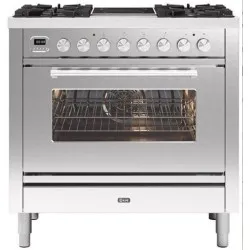 Cooker with oven Professional Plus 90 cm P09IWE3 4 burners+2 induction