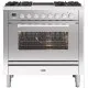 Cooker with oven Professional Plus 90 cm P09IWE3 4 burners+2 induction