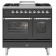 Range cookers  Nostalgie PD09FNE3 6 burners with fry top