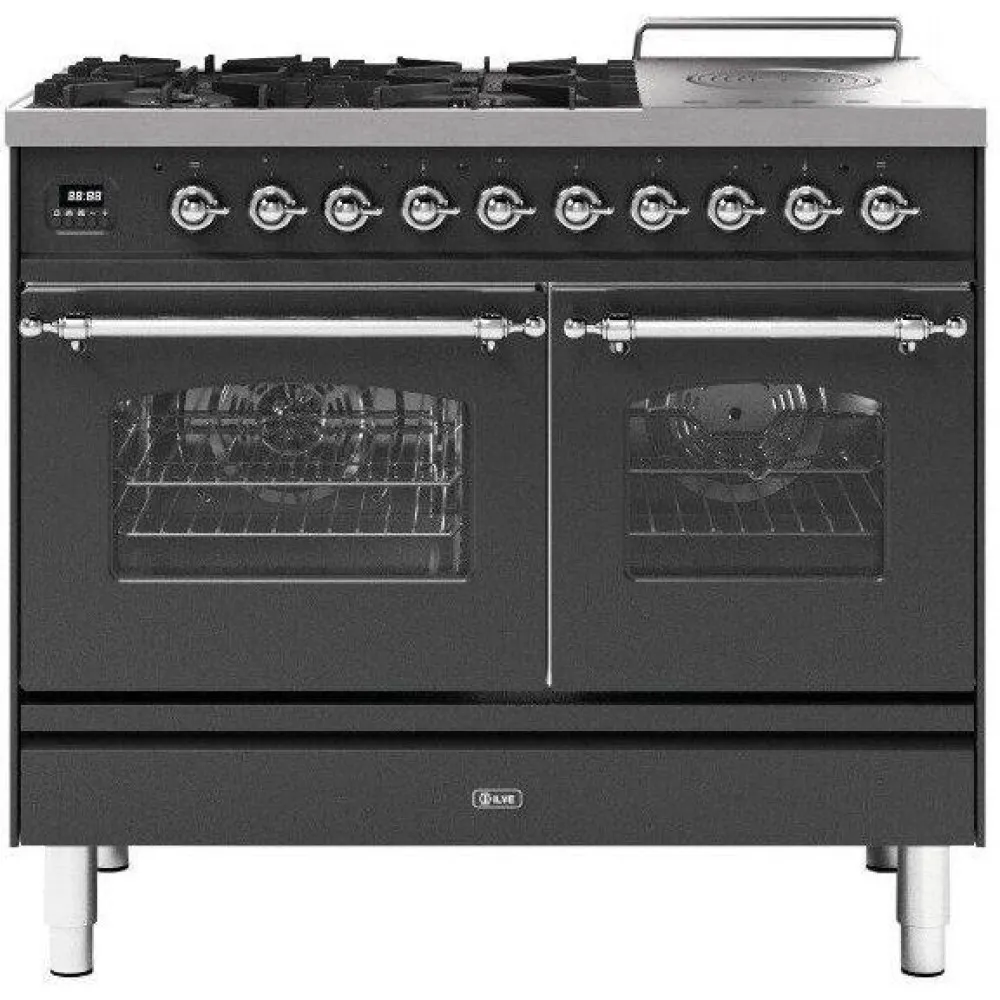 Stove with oven Nostalgie PD10SNE3 100 cm 4 burners + 1 enlarged baking zone